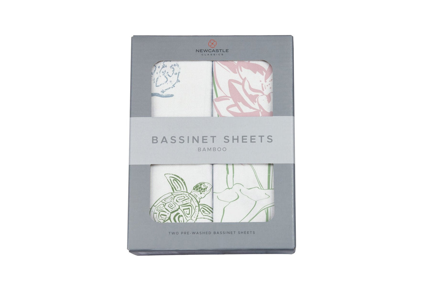 Bamboo Changing Pad Cover Bassinet Sheet Turtles Water Lily