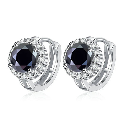 925 Sterling Silver D Color Moissanite Stud Earrings For Women Wedding