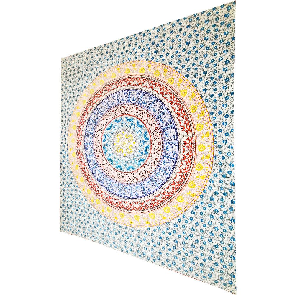 Botanical Garden Full Size Floral Tapestry Wall Art