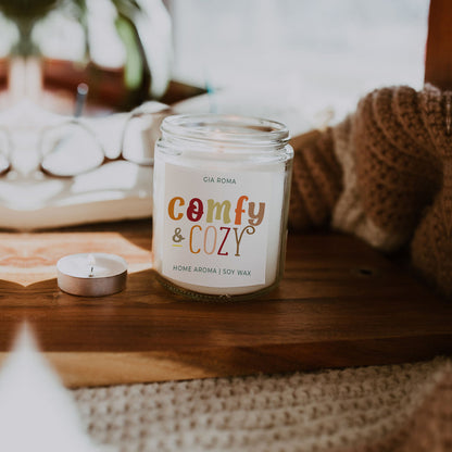 Pumpkin Spice Soy Candle 9oz Jar, Vanilla Whipped Cream Cinnamon