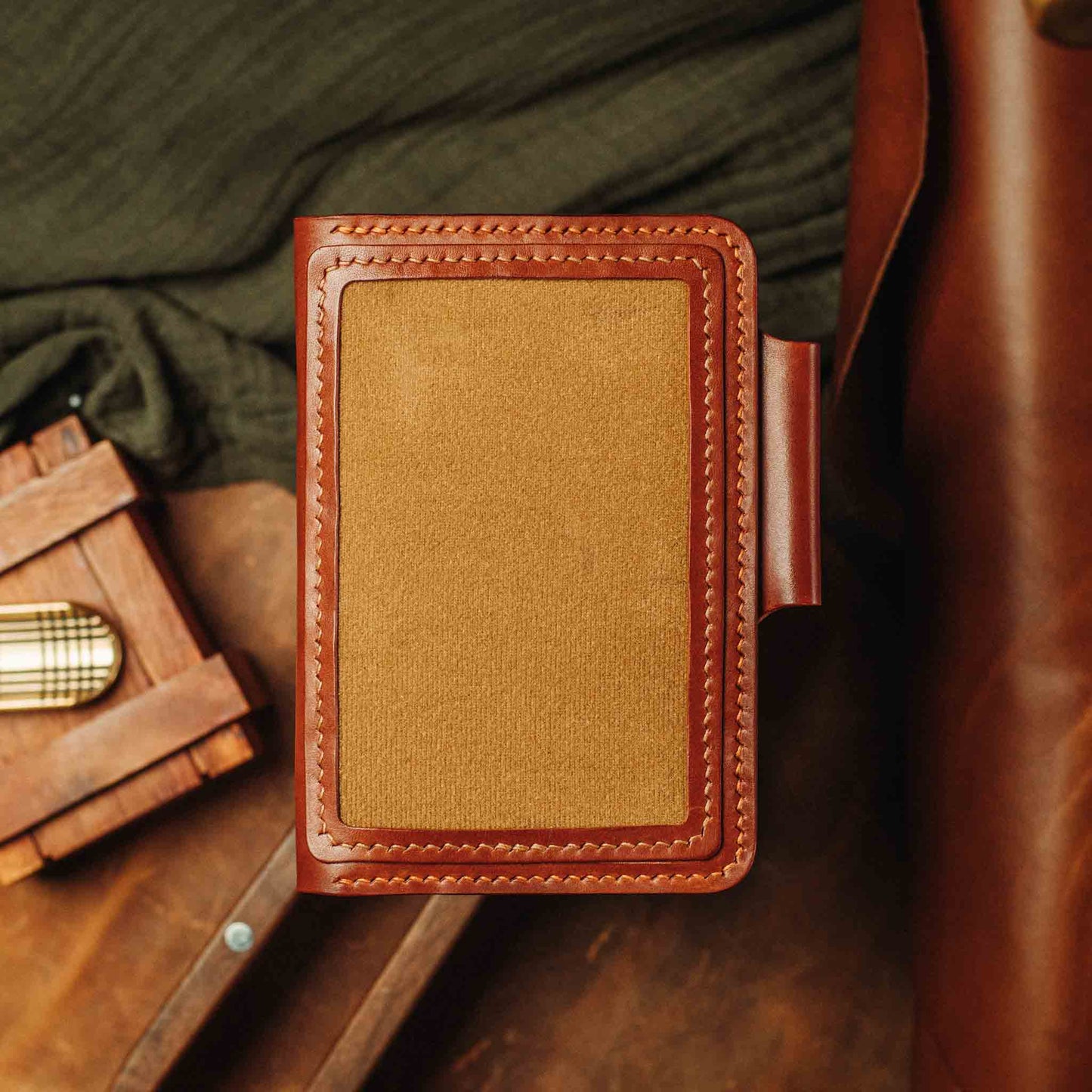 Pirate Goods Quartermaster v2 – Leather Passport Wallet with Velcro