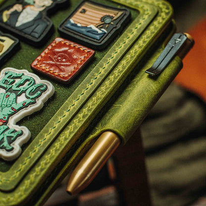 Pirate Goods Quartermaster v2 – Leather Passport Wallet with Velcro