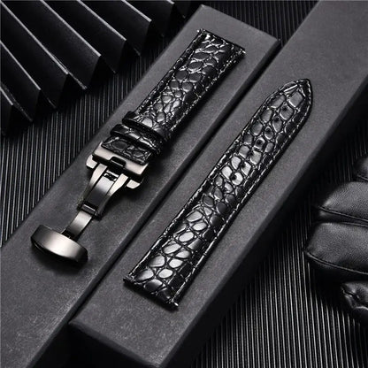 Samsung Galaxy Watch Crocodile Leather Band