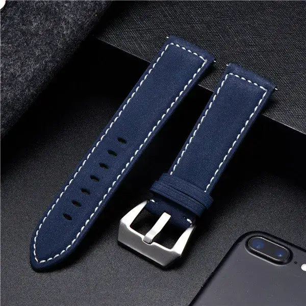 Samsung Galaxy Watch Leather Band - Classic Genuine Design