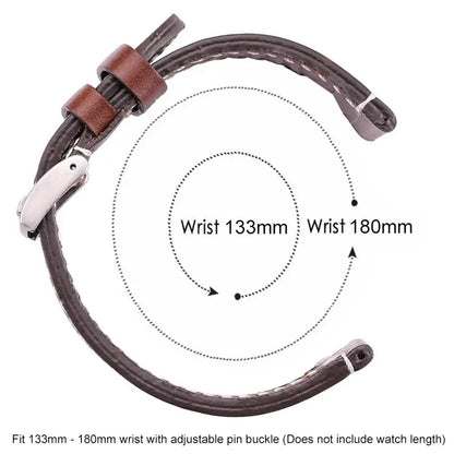 Ticwatch Genuine Leather Band - Elegant Minimalist Design