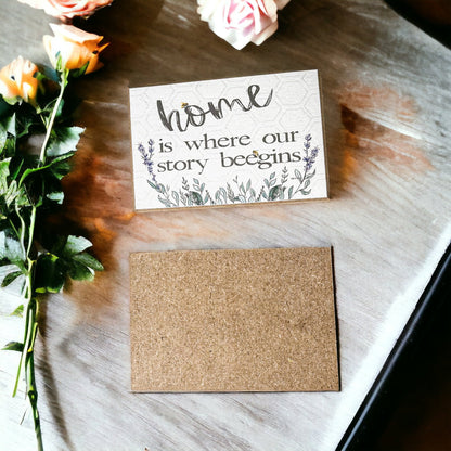Home BeeGins Wooden Block Sign 6x4x1 Rustic Bee Home Decor Spring Summer