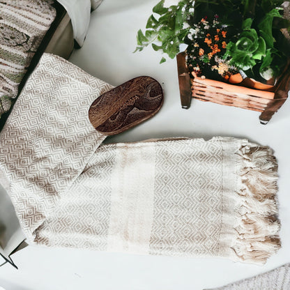 XL Turkish Cotton Towel 200GSM Oversized Bath, Pool, Hair and Picnic Towel