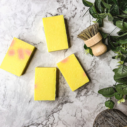 Bromelain Rose Hip Citrus Soap Exfoliating Moisturizing Antioxidant Bar