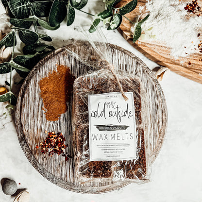 Gingerbread Spiced Latte XL Wax Melts - Warm Gingerbread Latte Scent