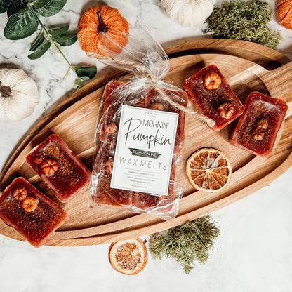 Pumpkin Buttercream XL Wax Melts Natural 4 Cubes 2oz Each Pumpkin Spice