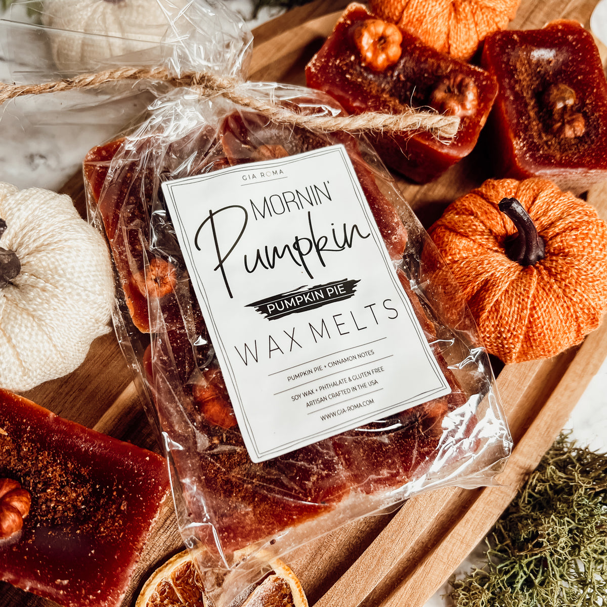 Pumpkin Buttercream XL Wax Melts Natural 4 Cubes 2oz Each Pumpkin Spice