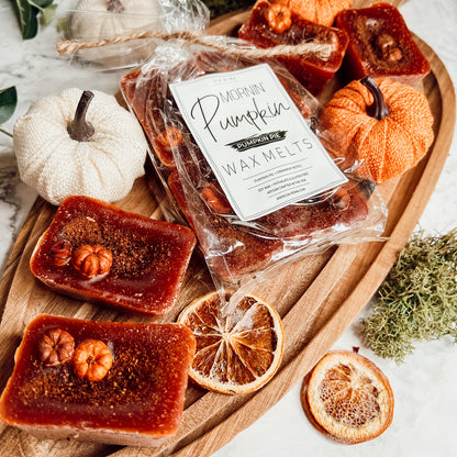 Pumpkin Buttercream XL Wax Melts Natural 4 Cubes 2oz Each Pumpkin Spice