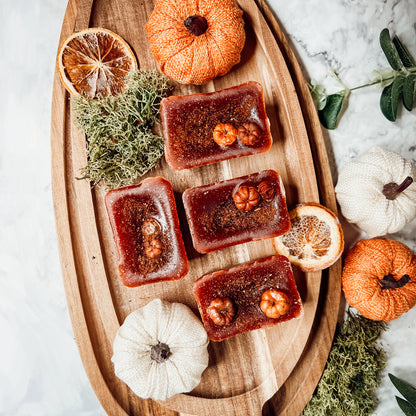 Pumpkin Buttercream XL Wax Melts Natural 4 Cubes 2oz Each Pumpkin Spice