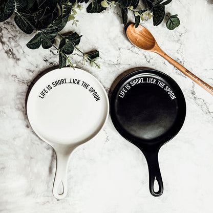Spoon Rest And Wooden Spoon Set Custom Color Quote Choice Kitchen Gift