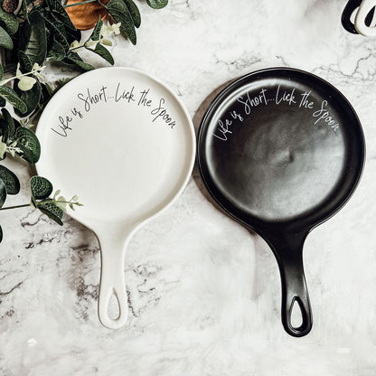 Spoon Rest And Wooden Spoon Set Custom Color Quote Choice Kitchen Gift