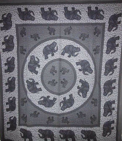 Elephant Mandala Tapestry Wall Hanging Boho Dorm Decor