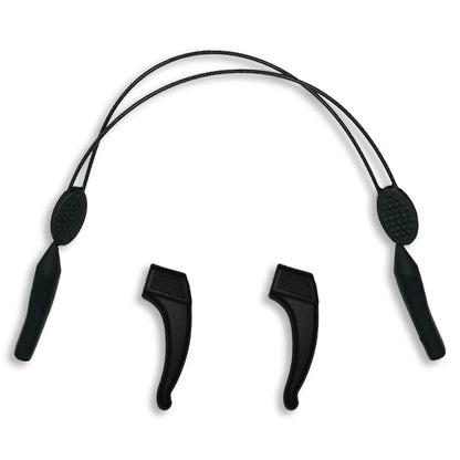 Tactical Glasses Retaining Cord & Ear Hook Grips