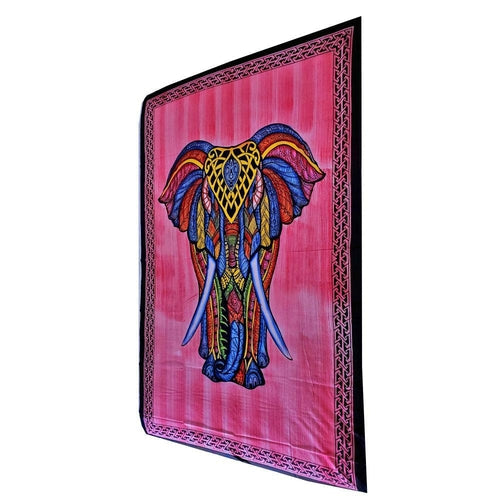Indian Bohemian Elephant Tapestry Wall Hanging Decor