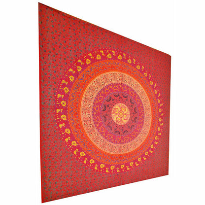 Botanical Garden Full Size Floral Tapestry Wall Art