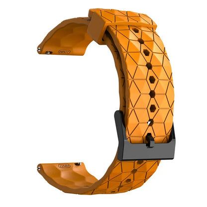 COROS Bands Silicone Sport Watch Strap Football Pattern Unisex Waterproof