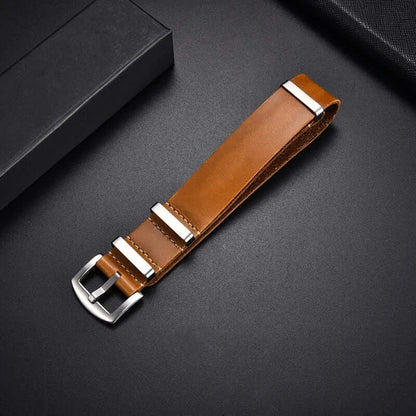 Ticwatch Leather Band - Premium Textured Design
