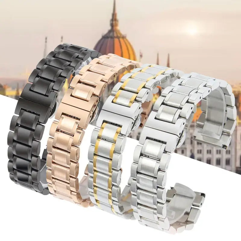 Huawei Stainless Steel Strap - Premium Polished Design