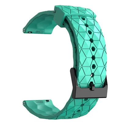 COROS Bands Silicone Sport Watch Strap Football Pattern Unisex Waterproof