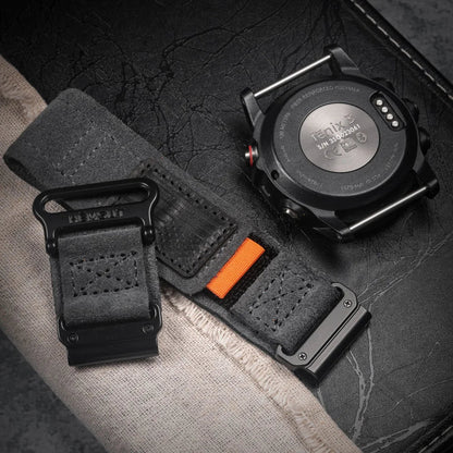 Leather Loop Velcro Garmin Straps - Quickfit