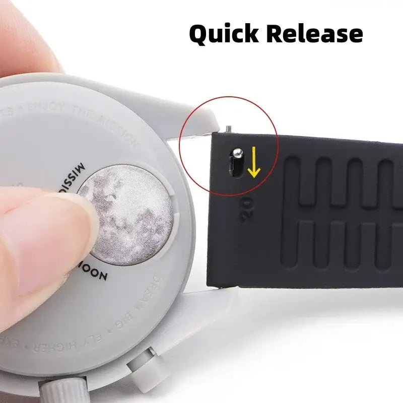 Huawei Watch Silicone Band - Soft, Waterproof, Comfortable