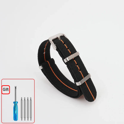 COROS Elastic Nylon Watch Band - Washable Waterproof Strap For Outdoors