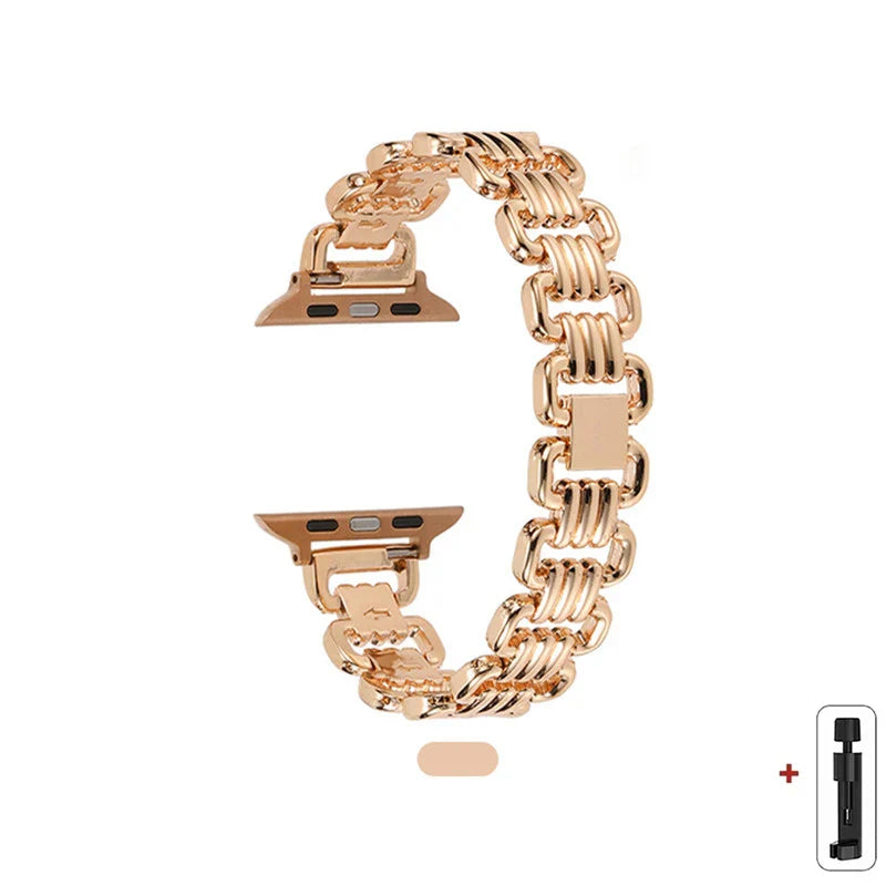Apple Watch Metal Band - Luxury Chain Strap - Sleek Design