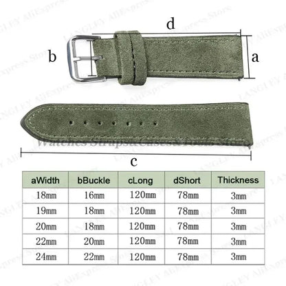 COROS Suede Leather Watch Band for COROS Smartwatch Unisex Comfort Strap