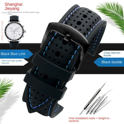 COROS Silicone Sports Watch Band Breathable Rubber Strap Waterproof 20cm