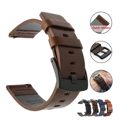 COROS Leather Quick Release Watch Band for Smartwatch Premium Strap