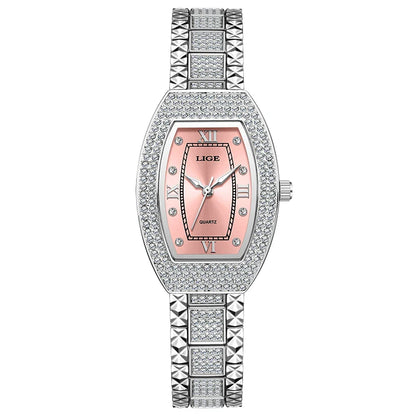 Women's Diamond Crystal Stainless Steel Dress Watch
