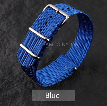 COROS Nylon Ribbed Watch Band For Smartwatch - Military Washable Strap