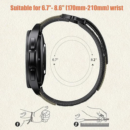 COROS Nylon Velcro Watch Band for Smartwatch Unisex Adjustable Strap