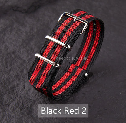 COROS Nylon Ribbed Watch Band For Smartwatch - Military Washable Strap