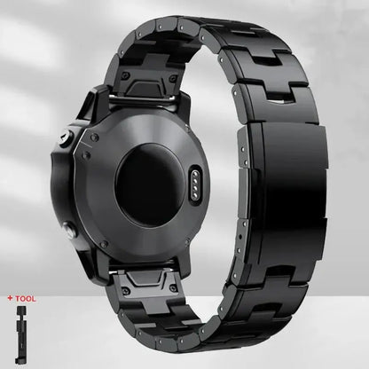 Garmin Steel Band - Modern QuickFit Design Strap