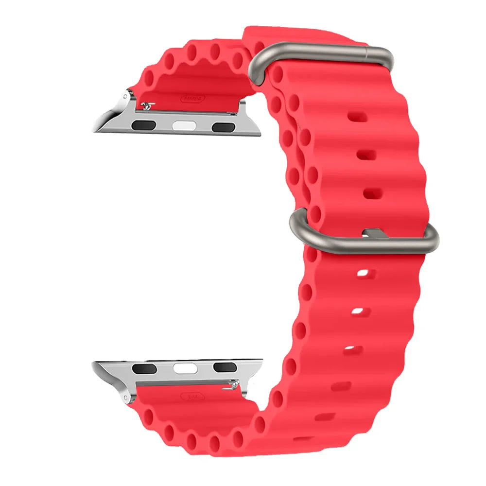 Apple Watch Silicone Strap - Soft Waterproof and Breathable