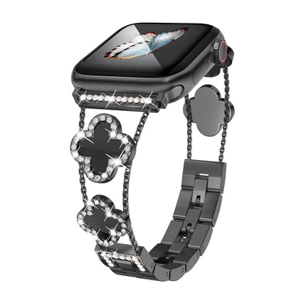 Apple Watch Diamond Metal Band - Elegant Stainless Steel Strap