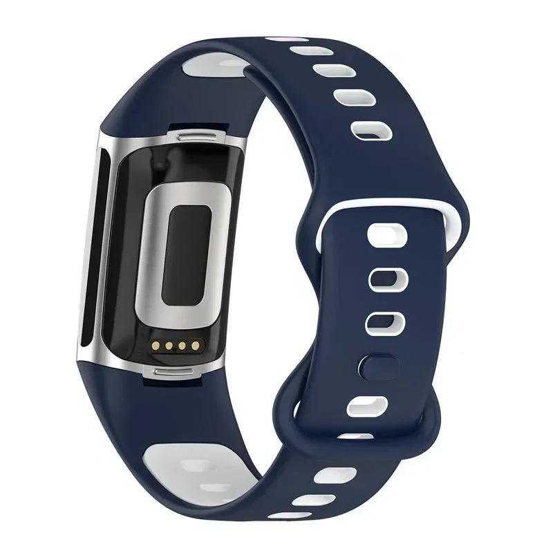 Fitbit Charge 5 6 Soft Silicone Strap - Sports Band