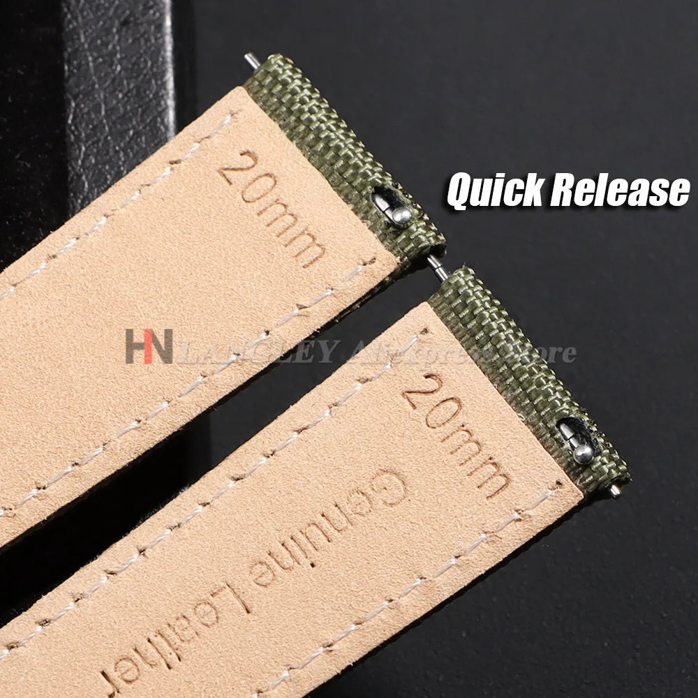 COROS Watch Band Sailcloth Nylon Quick Release Waterproof Strap Universal