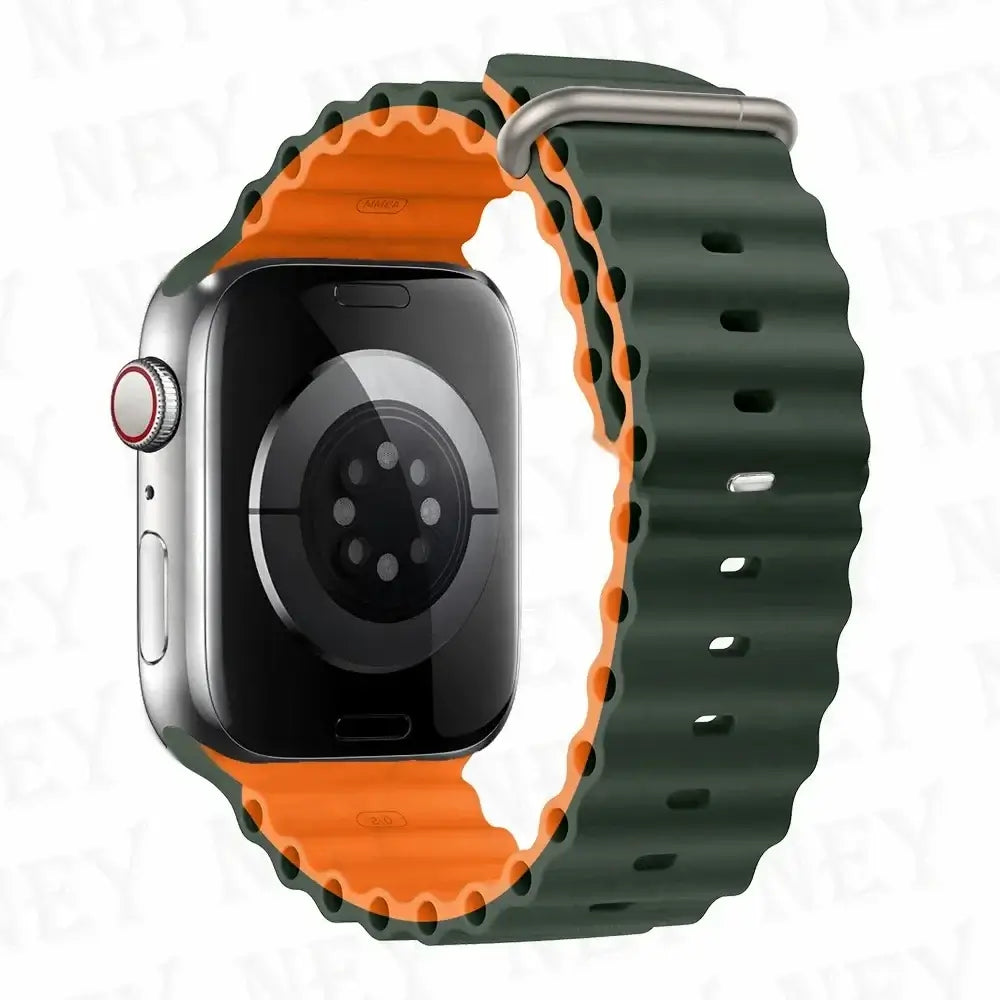Apple Watch Silicone Strap - Soft Flexible Comfortable Fit