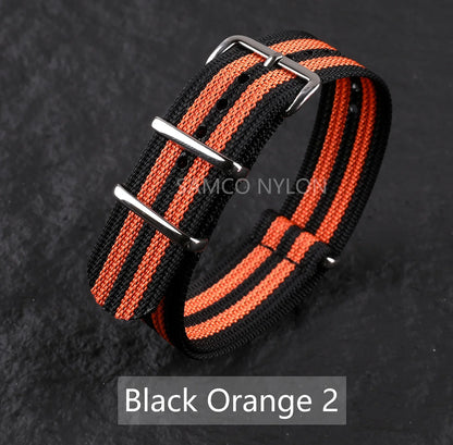 COROS Nylon Ribbed Watch Band For Smartwatch - Military Washable Strap