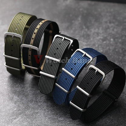 COROS Nylon Ribbed Watch Band for Smartwatch - Unisex Durable Fabric Wristband