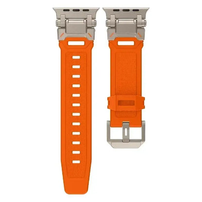 Apple Watch Silicone Metal Band - Premium Durable Strap
