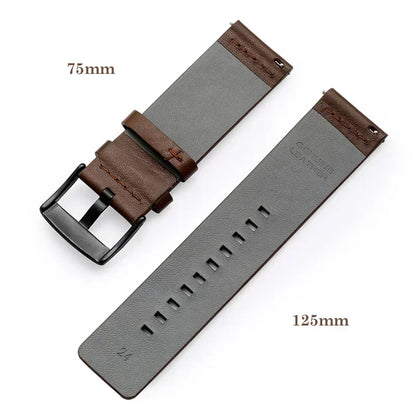 COROS Leather Quick Release Watch Band for Smartwatch Premium Strap