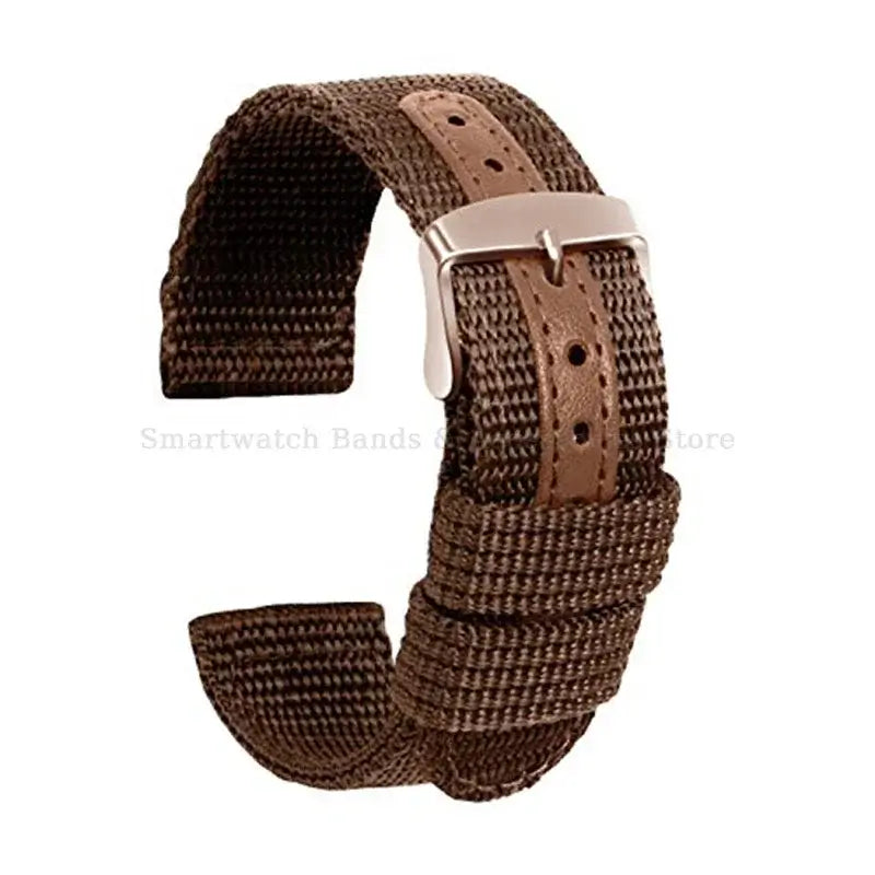 Ticwatch Nylon and Leather Band Eco-Friendly Stylish Design