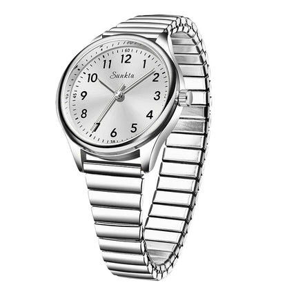 Gold Stainless Steel Women's Watch Quartz Minimalist